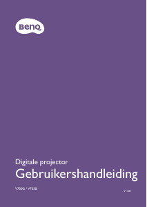 Handleiding BenQ V7000i Beamer