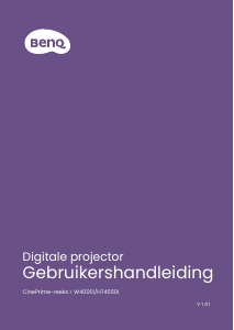 Handleiding BenQ W4000i Beamer