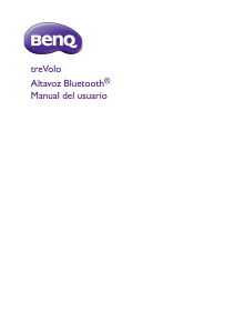 Manual de uso BenQ treVolo Altavoz