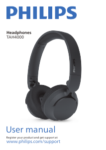 Manual Philips TAH4000PK Headphone