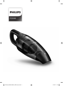 كتيب مكنسة كهربائية يدوية FC6149 MiniVac Philips