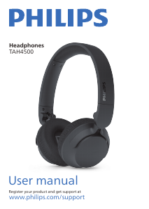 Handleiding Philips TAH4500BK Koptelefoon