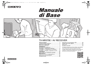 Manuale Onkyo TX-NR575E Ricevitore