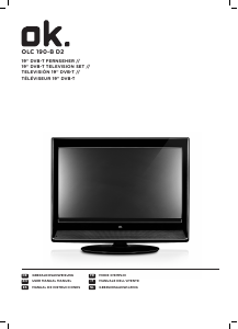Bedienungsanleitung OK OLC 190-B D2 LCD fernseher
