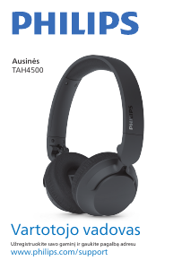 Vadovas Philips TAH4500PK Ausinės
