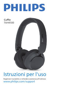 Manuale Philips TAH4500PK Cuffie