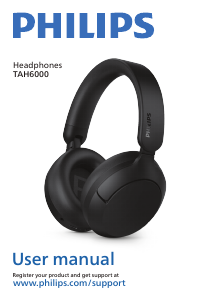 Manual Philips TAH6000BK Headphone