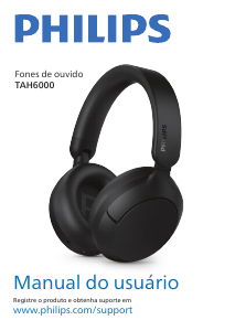 Manual Philips TAH6000BK Auscultador