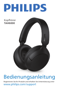 Bedienungsanleitung Philips TAH6000WT Kopfhörer