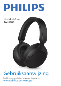 Handleiding Philips TAH6000WT Koptelefoon