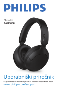Priročnik Philips TAH6000WT Slušalka
