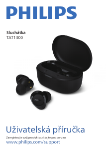 Manuál Philips TAT1300BK Sluchátka