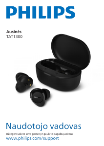 Vadovas Philips TAT1300PK Ausinės