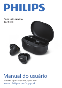 Manual Philips TAT1300WT Auscultador