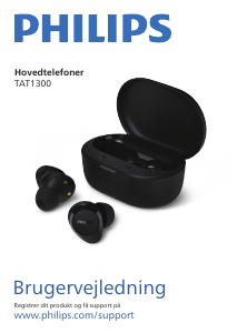 Brugsanvisning Philips TAT1300WT Hovedtelefon