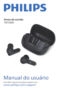 Manual Philips TAT3000BK Auscultador
