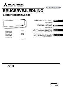Brugsanvisning Mitsubishi SRK25ZSX-S Varmepumpe