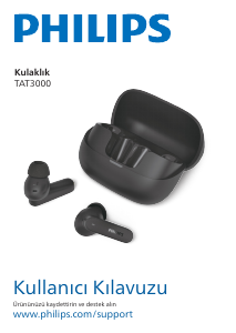 Kullanım kılavuzu Philips TAT3000WT Kulaklık