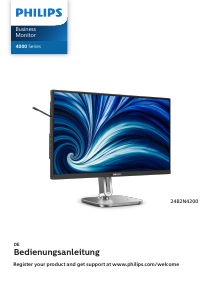 Bedienungsanleitung Philips 24B2N4200 LED monitor