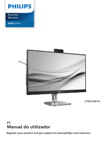 Manual Philips 27B2U4601 Monitor LED