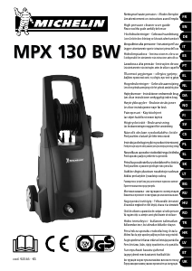 Manuál Michelin MPX 130 BW Tlaková myčka