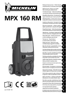 Návod Michelin MPX 160 RM Vysokotlakový čistič