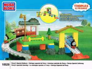 Handleiding Mega Bloks set 10528 Thomas and Friends Percy's speciale levering