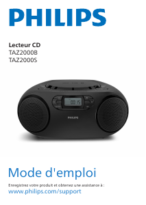 Mode d’emploi Philips TAZ2000B Stéréo