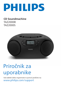 Priročnik Philips TAZ2000S Stereo komplet
