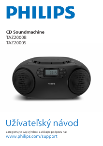 Návod Philips TAZ2000S Stereo súprava