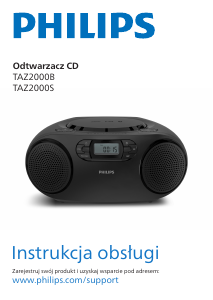Instrukcja Philips TAZ2000S Zestaw stereo