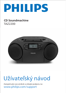 Návod Philips TAZ2200 Stereo súprava