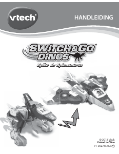 Handleiding VTech Spinosaurus Speelgoedrobot
