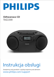 Instrukcja Philips TAZ2200 Zestaw stereo