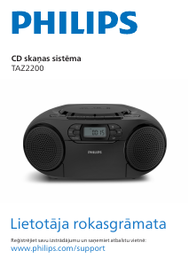 Rokasgrāmata Philips TAZ2200 Mūzikas centrs