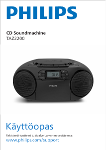 Käyttöohje Philips TAZ2200 Stereosetti