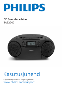 Kasutusjuhend Philips TAZ2200 Stereokomplekt