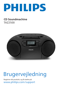 Brugsanvisning Philips TAZ2500 Stereo sæt