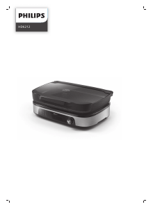 Руководство Philips HD6212 Настольный гриль