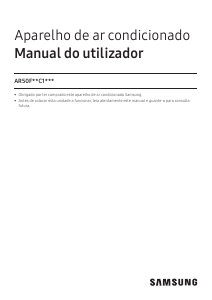 Manual Samsung AR50F12C1BHXEU Ar condicionado