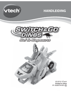 Handleiding VTech Stegosaurus Speelgoedrobot
