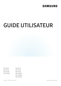 Mode d’emploi Samsung SM-X130 Tablette