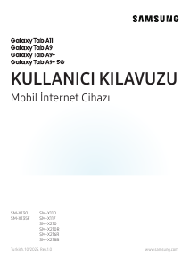Kullanım kılavuzu Samsung SM-X130 Tablet