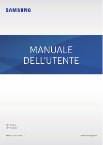 Manuale Samsung SM-X306B Tablet