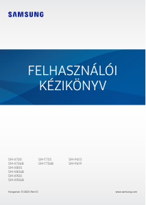 Használati útmutató Samsung SM-X900 Táblagép