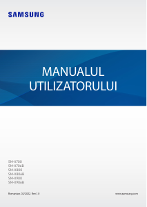 Manual Samsung SM-X900 Tabletă
