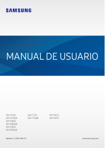 Manual de uso Samsung SM-X900 Tablet