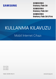 Kullanım kılavuzu Samsung SM-X900 Tablet