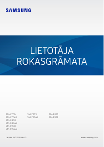Rokasgrāmata Samsung SM-X906B Planšetdators