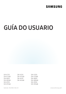 Manual de uso Samsung SM-X916B Tablet